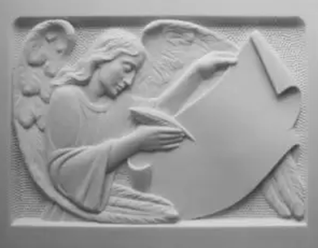 letras en relieve lapida